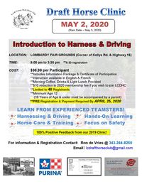 Leed County Draft Horse Club - Draft Horse Clinic